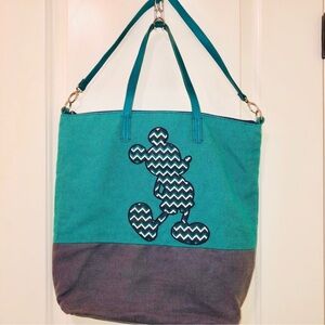 Disney Teal and Gray Tote Bag